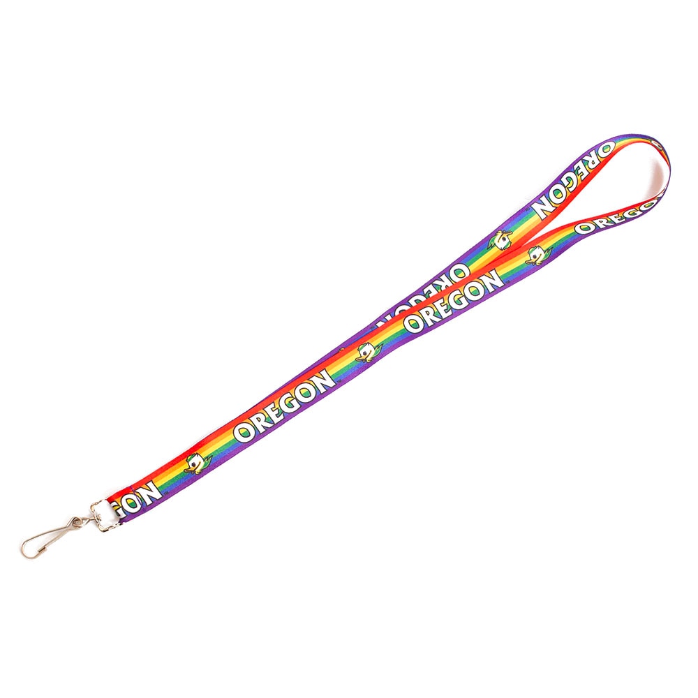 Fighting Duck, Neil, Lanyard, Gifts, Oregon Pride, Satin, 370959
